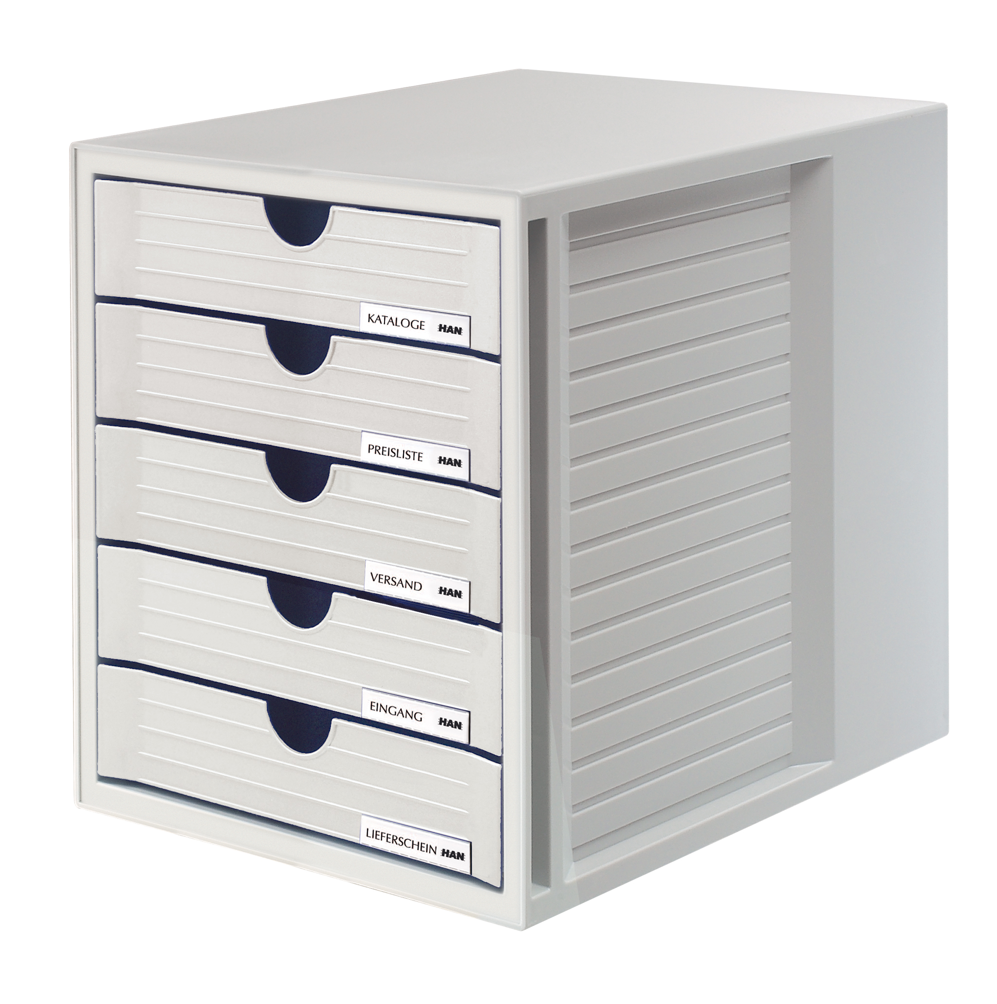Schubladenbox Han 1450 5 Schubl. grau 
