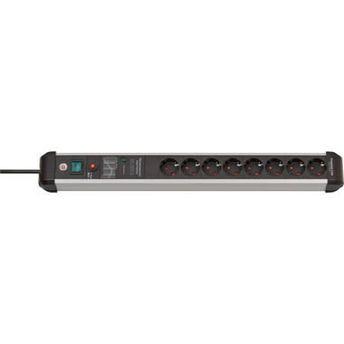 Steckdosenl. Brennenstuhl 8-fach 3m sw Preimium-Protect-Line 1391010800