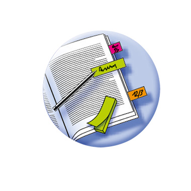 Haftmarker Post-It 670-5 15x50mm neon Haftnotiz , 5x100 Blatt, Pefc, Hakenfähi