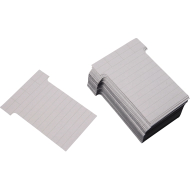 T-Karten Ultradex 542157 60x85mm grau Liniert