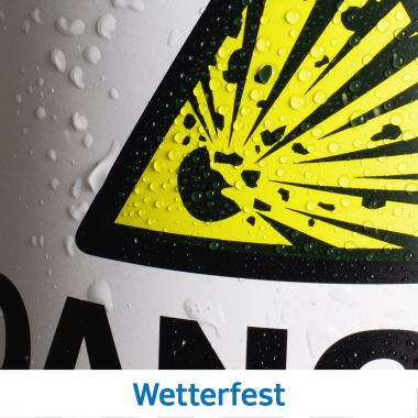 Etikett Herma 4576 105x148mm weiß Wetterfest, Folie, Ablösbar, Matt, Für L