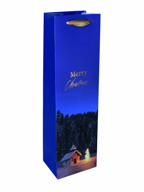 Geschenktasche Sigel GT129 Flasche 10 x 35 x 8 cm