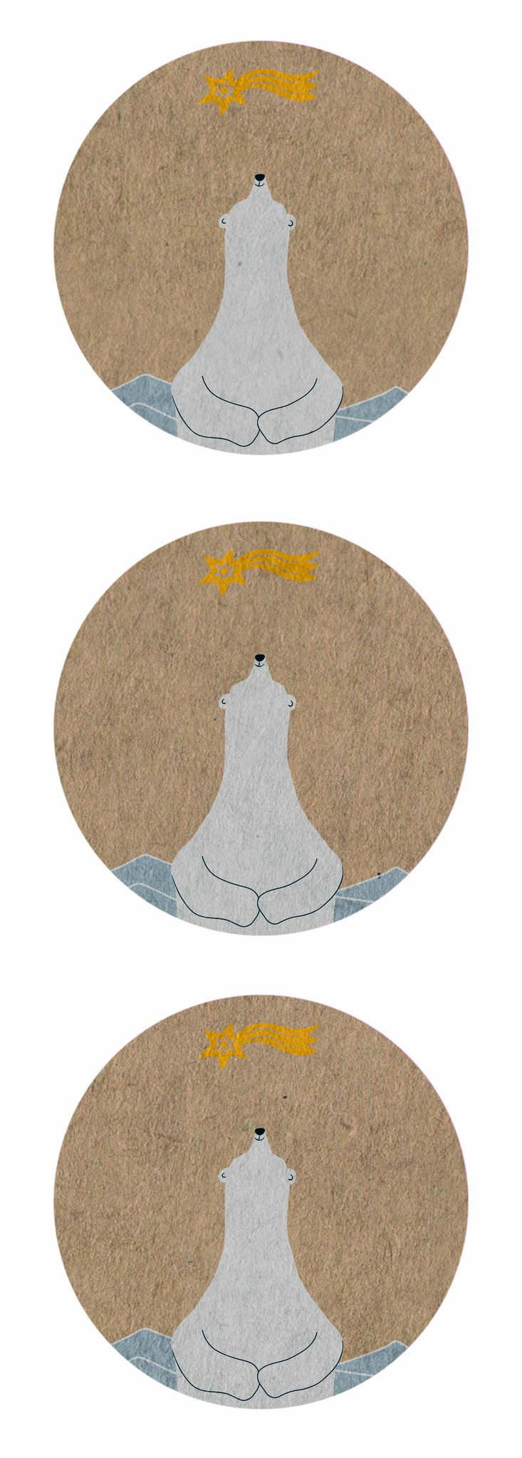 Sticker Sigel Weihnachten 47x47mm 