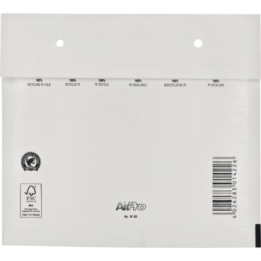 Luftpolstertasche CD 165x175mm weiß 