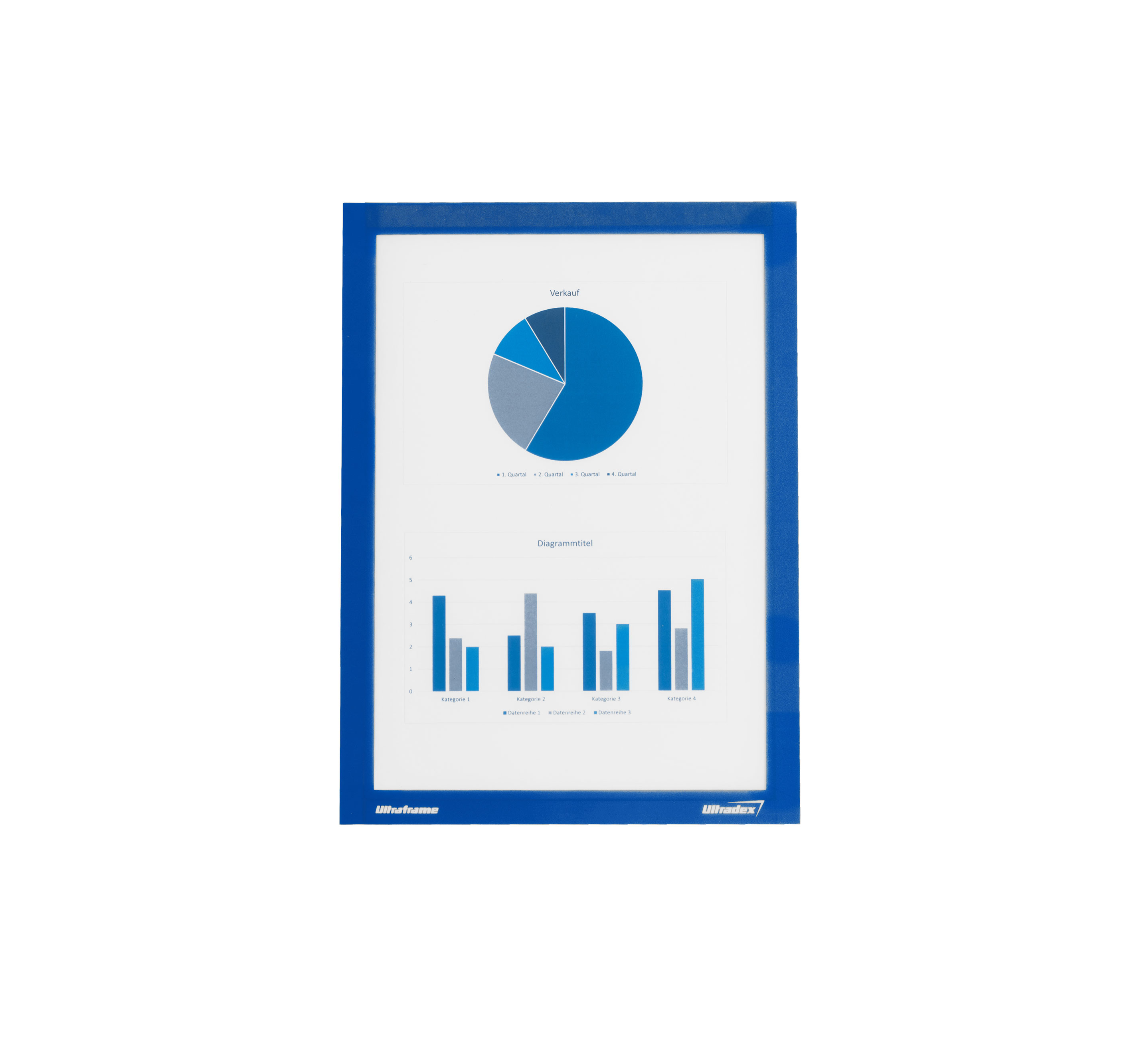 Inforahmen A4  Ultradex ULT891007 blau Ultraframe
