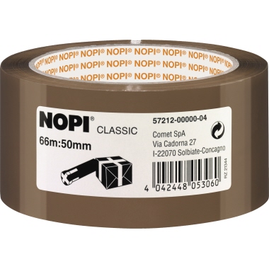 Packband NOPI® 57212 PP 50mm x 66m braun