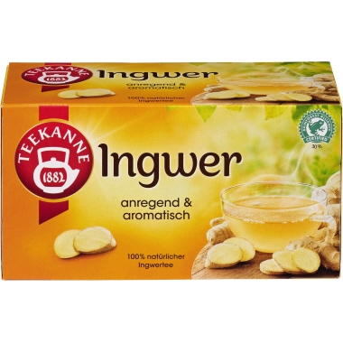 Tee Teekanne Ingwer 18x2g Kanne