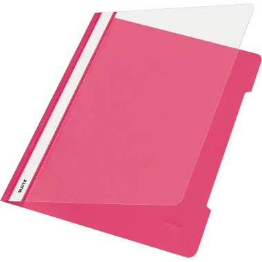 Schnellhefter Leitz 4191 PVC A4 pink 