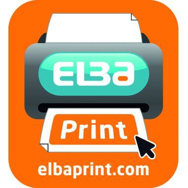Ordner Elba 100202154 A4 80mm schwarz PP/Papier