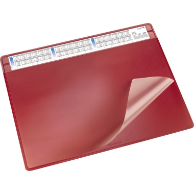 Schreibunterlage Läufer 47654 rot Durella Soft, 50x65cm
