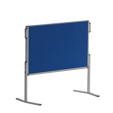 Moderationswand Franken MT880303 blau 120x150cm, Filz