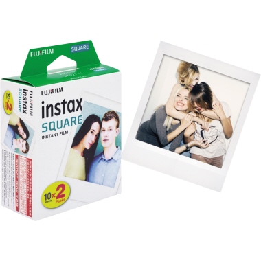 Sofortbildfilm Fujifilm INSTAX SQUARE 2 Kassetten 2x10 Blatt