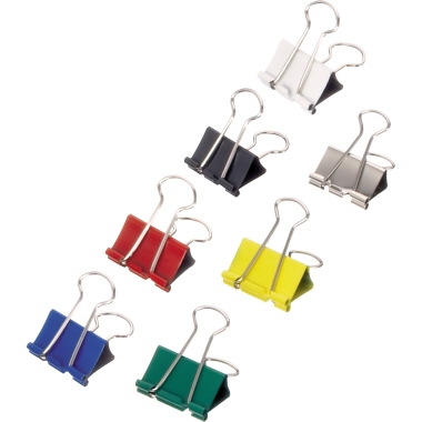 Foldbackklammer Mauly 214 15mm fbg sort 