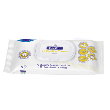 Desinfektionstücher Bacillol 30 Sensitive Tissues 24 Stück