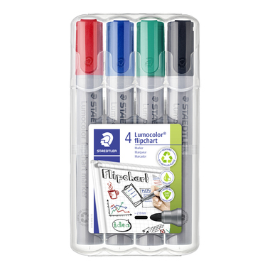 Flipchartmarker Staedtler 356WP4 4er Etu I Permanet