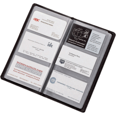 Visitenkartenalbum Jüscha 41006 schwarz