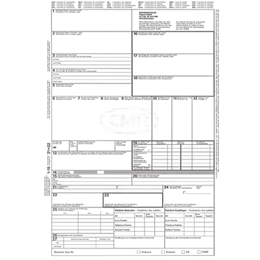 Frachtbrief International CMR RNK 2100 Sd 1x4 Blatt, A 4