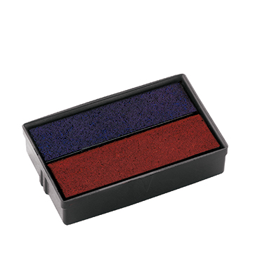 Ersatzkissen COLOP® E/10/2 blau/rot 