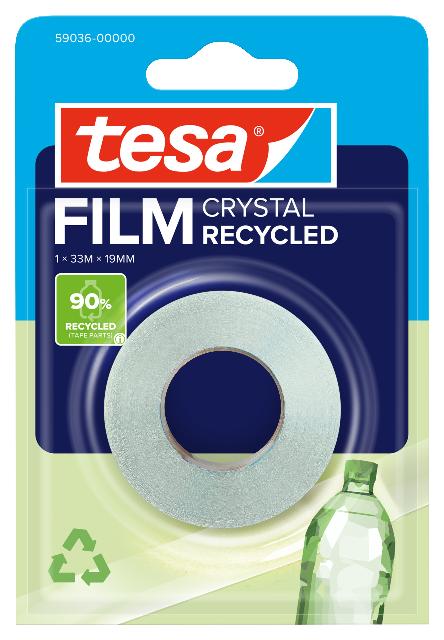 Klebefilm Tesa 59036 19mmx33m transp. Eco & Crystal 