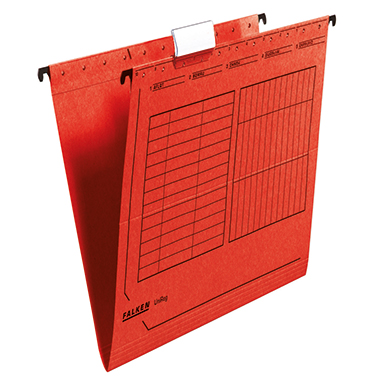 Hängemappe A4 rot Seitlich Offen