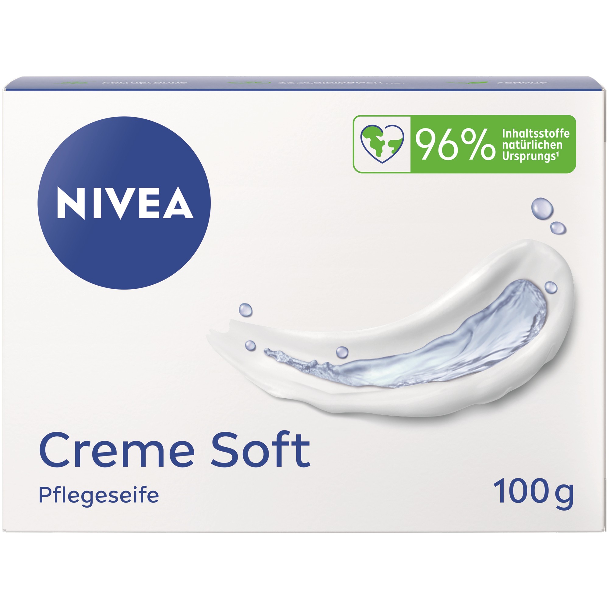 Creme Seife NIVEA Soft 100g Seifenstück 