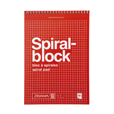 Spiralnotizblock BRUNNEN 55472 A5 kariert