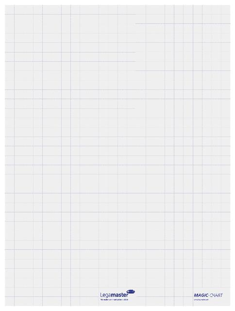 Magicchart Legamaster 159000 weiß kar. Kariert Selbsthaftend Flipchart-folie
