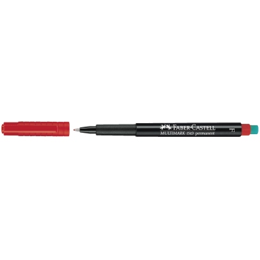 OHP-Marker Castell 1513 F rot Multimark, permanent, 0,6mm