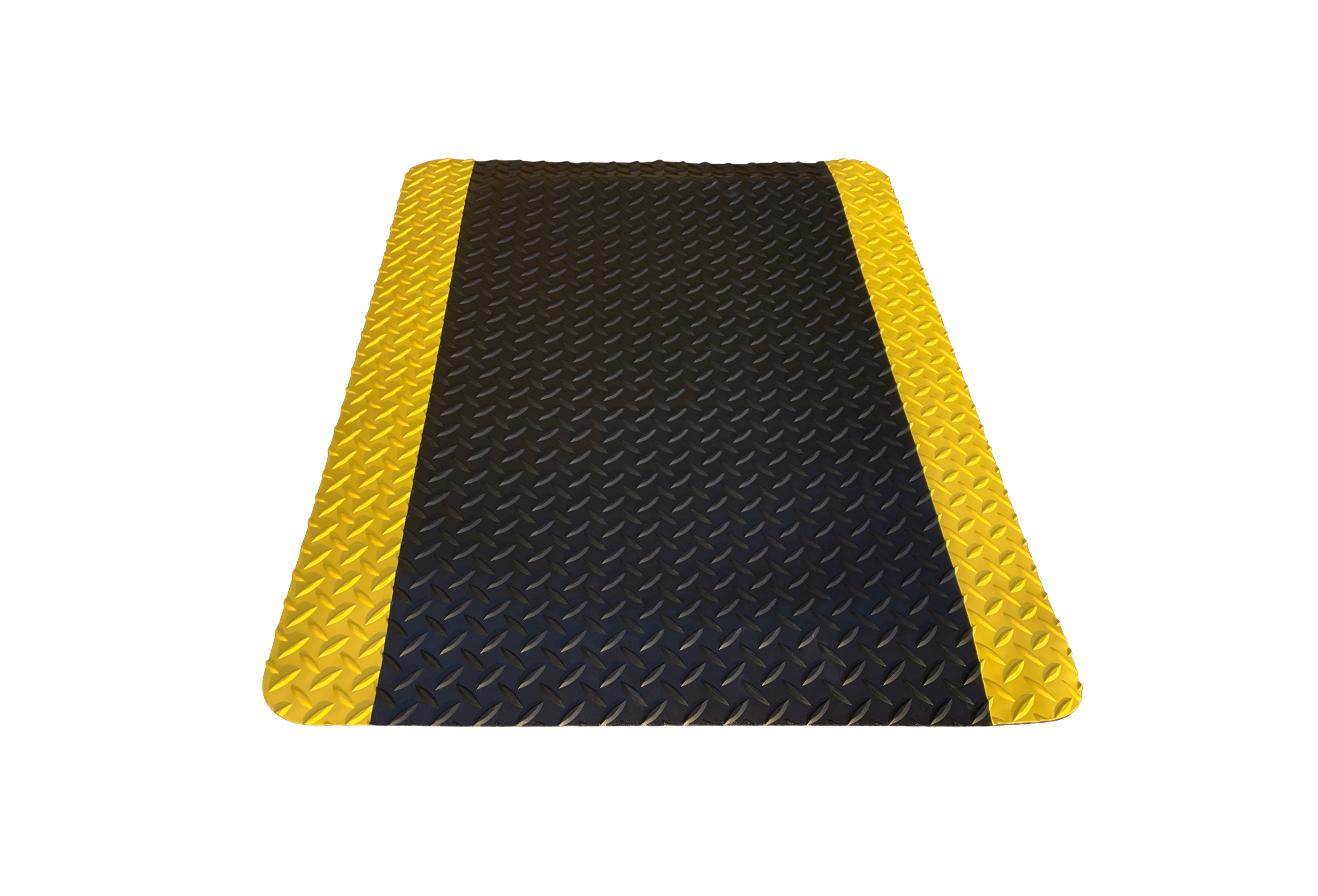Arbeitsplatzmatte Yoga Deck Ultra 60x90cm, schwarz/gelb