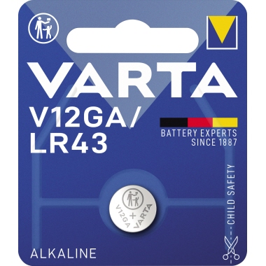Knopfzelle Varta V12GA LR43 