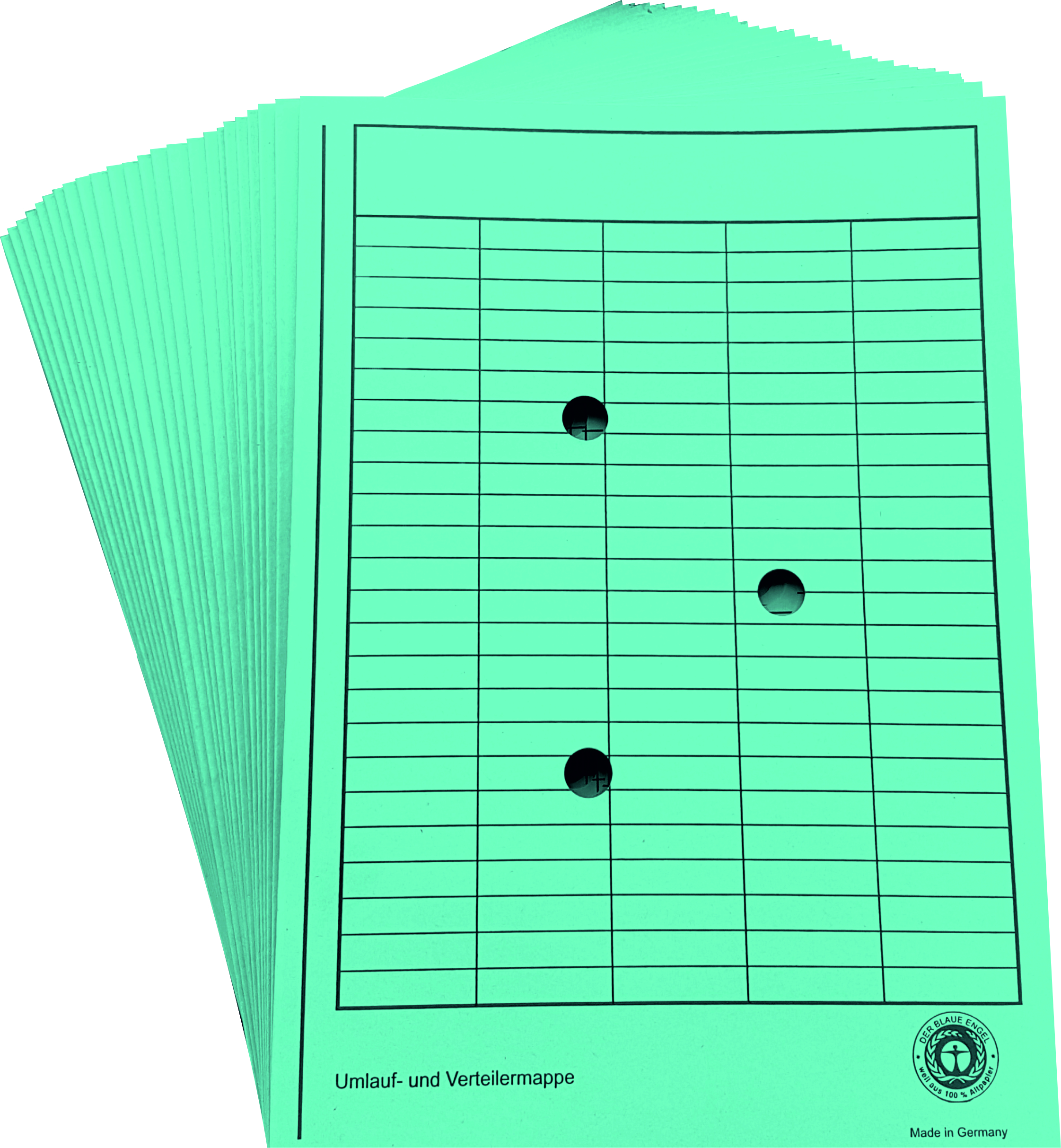 Umlaufmappe A4 RC 250g hellblau 