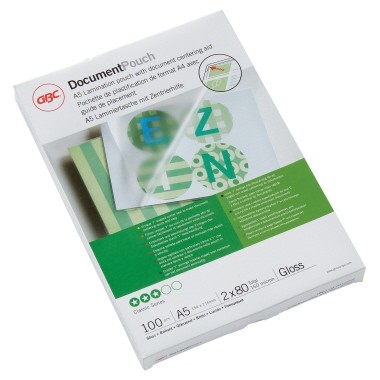 Folientasche A5 GBC IB575037 80Mic Transparent Pp
