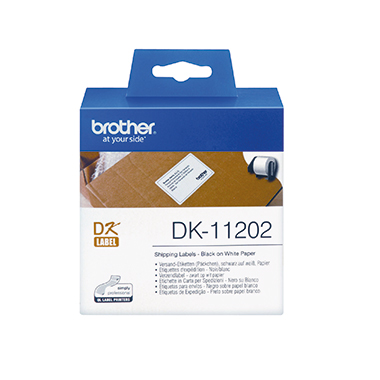 Etikett Brother DK11202 62x100mm weiß