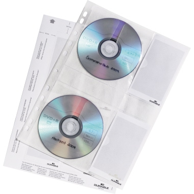 CD/DVD Hülle Durable 5222 Für 4 Cd