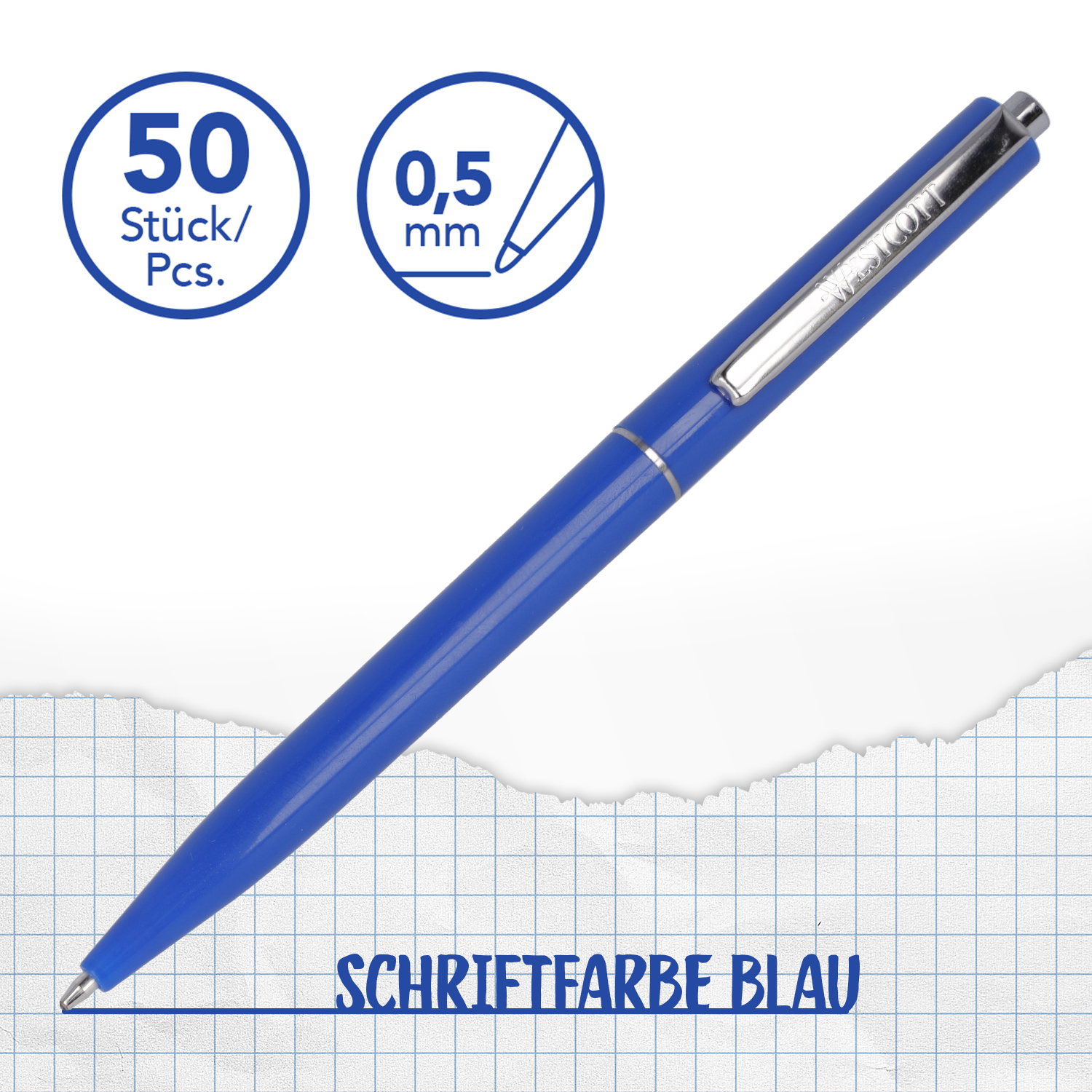 Kugelschreiber senator Point blau