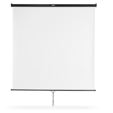 Rollo Leinwand Hama 175x175cm weiß 2in1