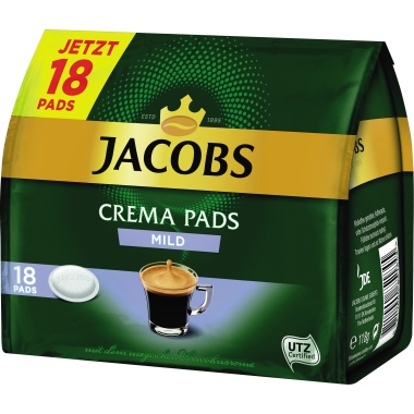 Kaffeepad Jacobs Cream mild 18 St. 