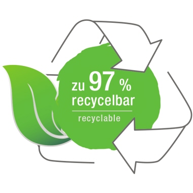 Flipchart Magnetoplan 12270F13 Mobil De Luxe' MAßE Der Tafel: 68x97cm