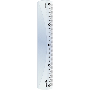 Lineal Plastik 20cm transparent 