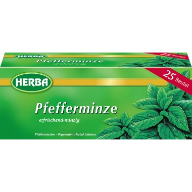 Tee Herba Pfefferminztee 25 Stück