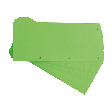 Trennstreifen Oxford 160g grün Karton, 240x105mm, 60 Stück