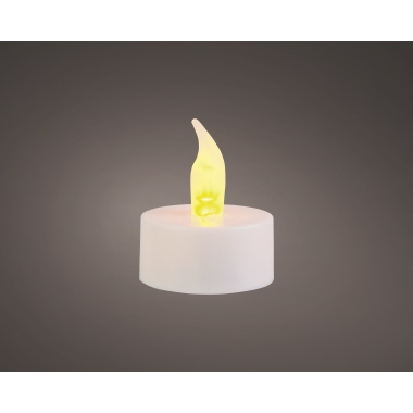 Teelicht LUMINEO LED 482264 3,8x4,6cm weiß Kunststoff
