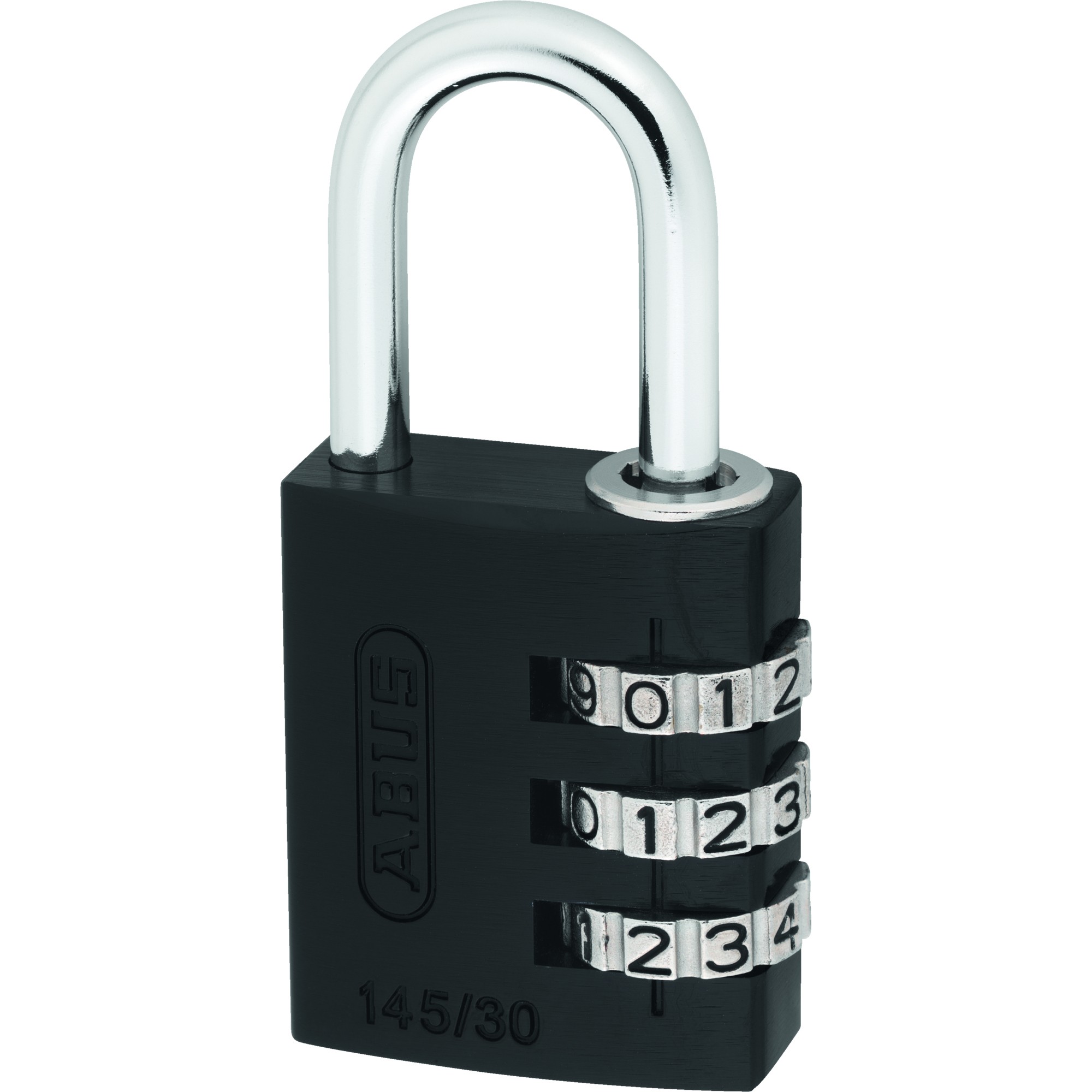 Vorhängeschloss ABUS 145 schwarz 346125 