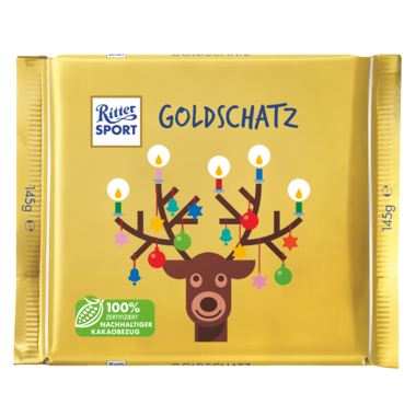 Schokolade Ritter Sport Goldschatz 805686