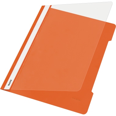 Schnellhefter Leitz 4191 PVC A4 orange 