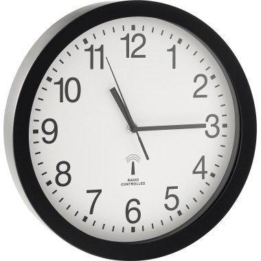 Funkwanduhr ALCO 194 Ø-30cm schwarz 