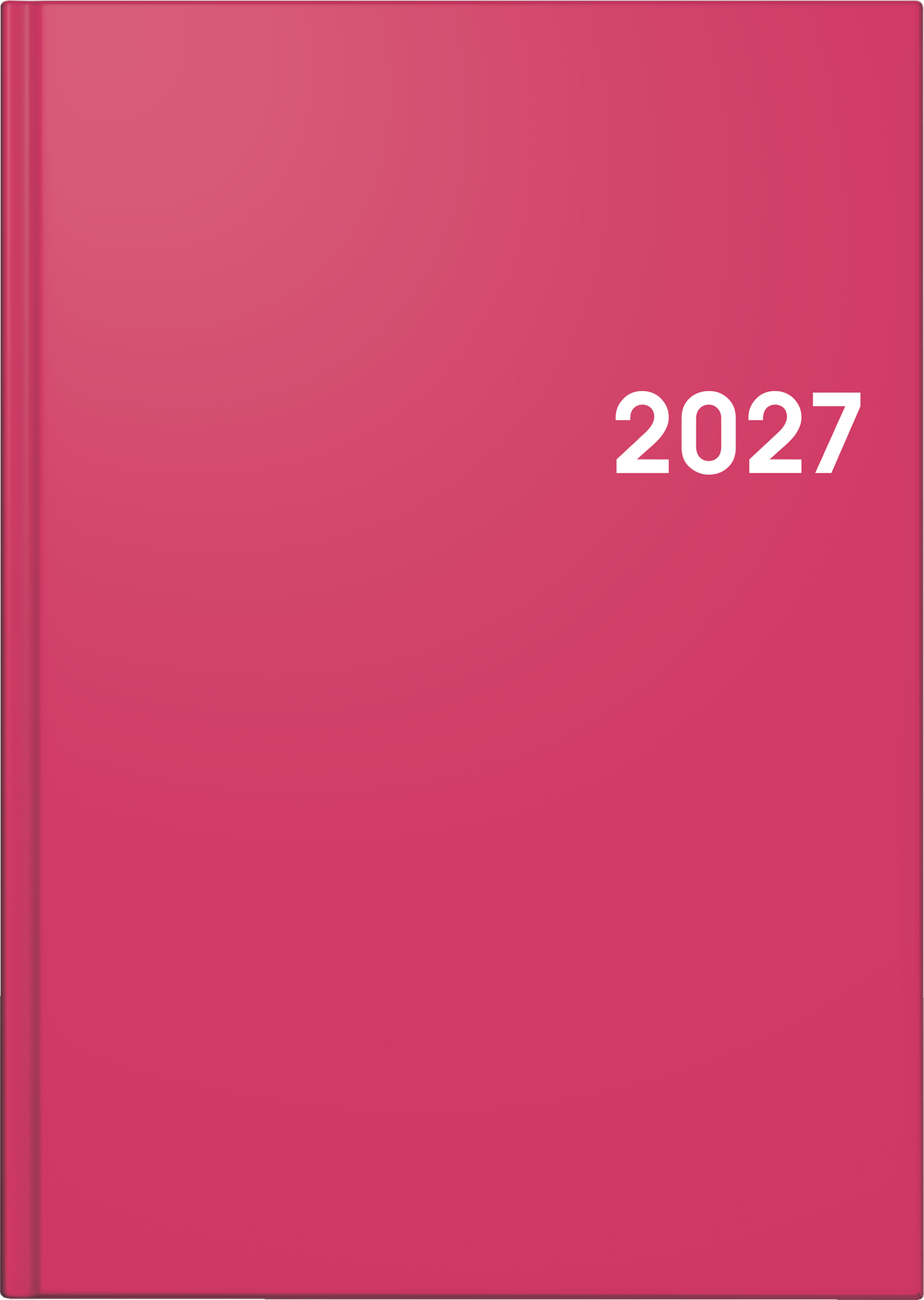 Buchkalender 79561 1S/1T pink 7-23 Uhr, 352 Seiten, Balacron-einband