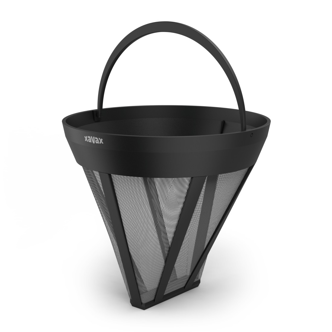 Dauerfilter für Kaffeemaschine Kaffeefilter-Ersatz für Größe 4 schwarz
