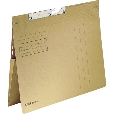 Pendelhefter Leitz 2111 braun Mit Kaufmännischer Heftung Und Dehntasch