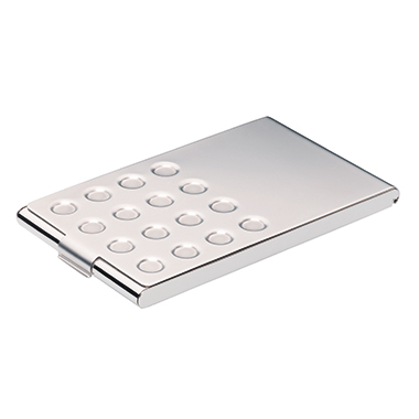 Visitenkartenbox Durable 2440 card box, Card Box, Metallicsilber